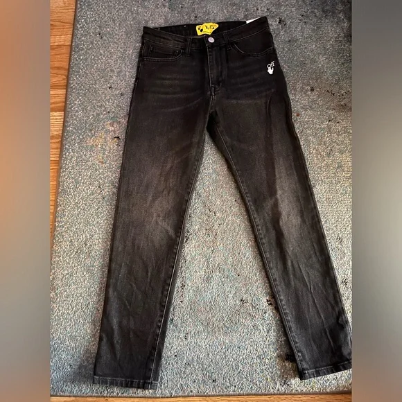 Boys Off-White Arrow Jeans - Picture 1 of 2